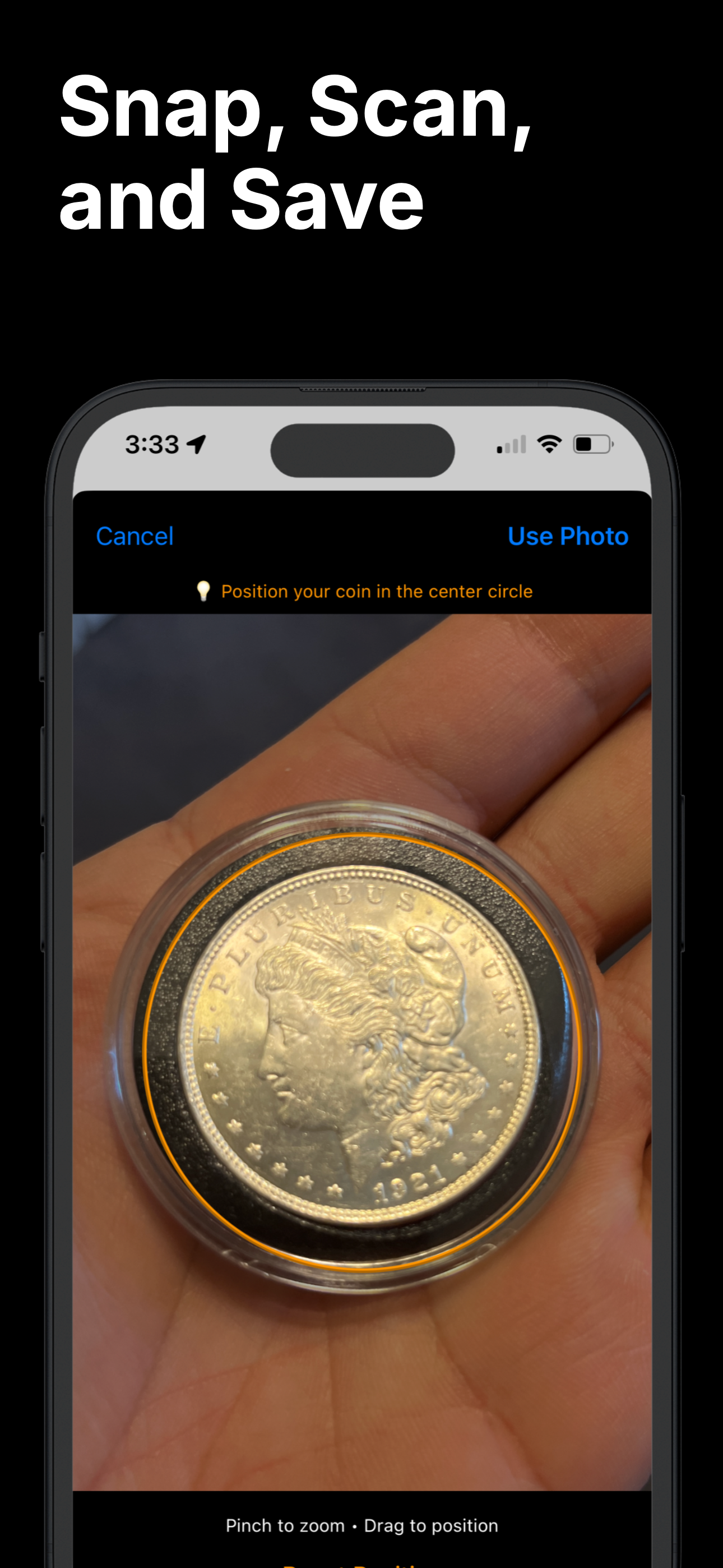 Coin Value Identifier App - Search Function