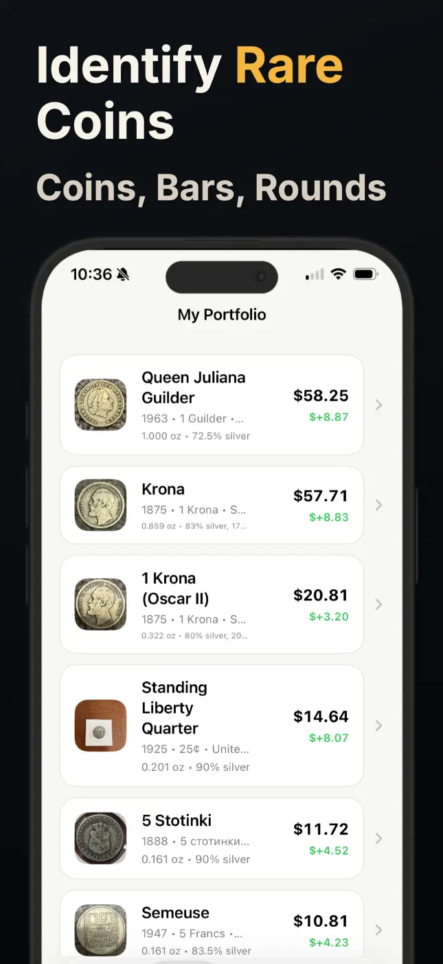 Coin Value Identifier App - Coin Value Analysis