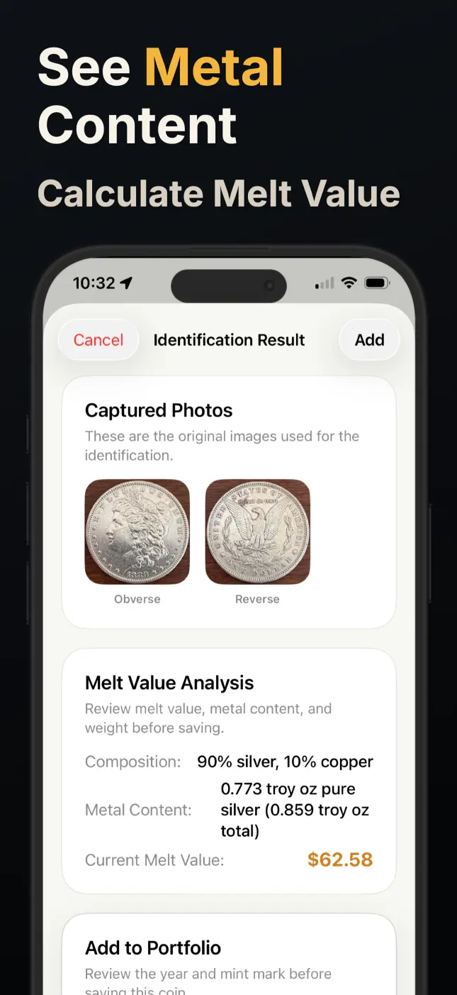 Coin Value Identifier App - Premium Features